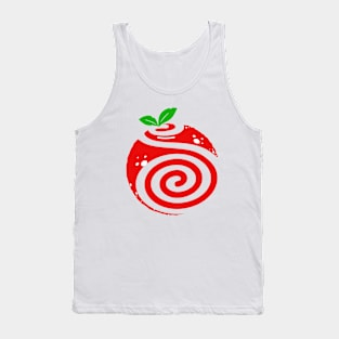 Swirly Letter S Red Fruit Tank Top